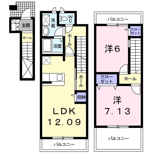 エスポアール 間取り図