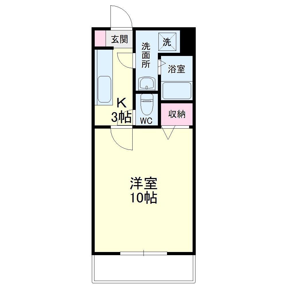 グロワール椿森 間取り図