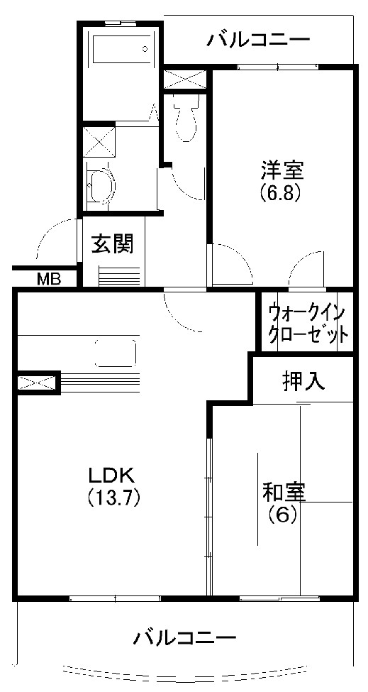 ルミエール高丘 間取り図