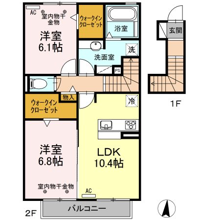 ルーチェソラーレ 間取り図