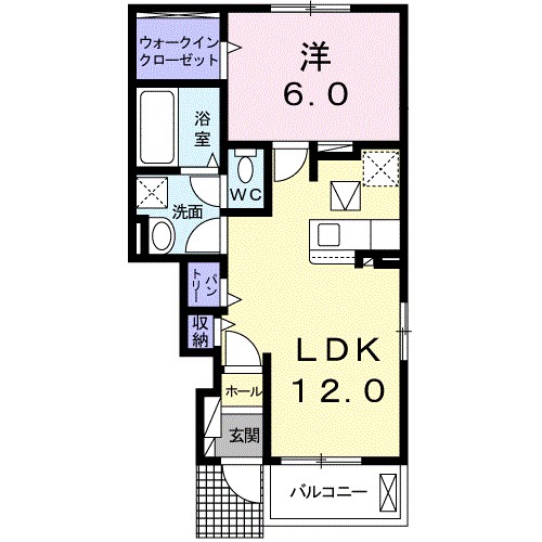 カーサＨＩＲＡ 間取り図