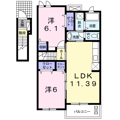 レガート 間取り図