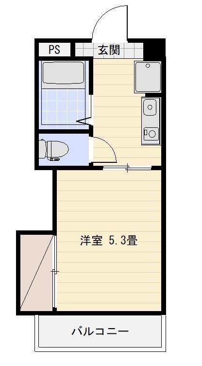 セルリアンブルーⅡ 間取り図