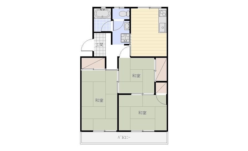 マンションカメリアⅡ 間取り図