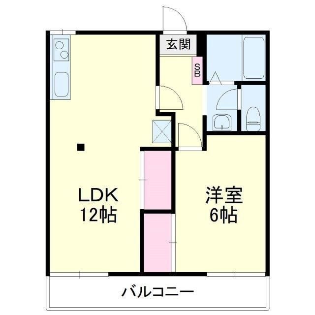 フォーブル南浅田 間取り図