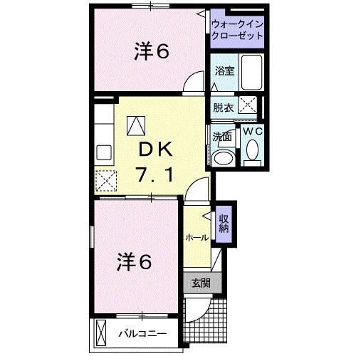 カーサ・フィオーレ 間取り図