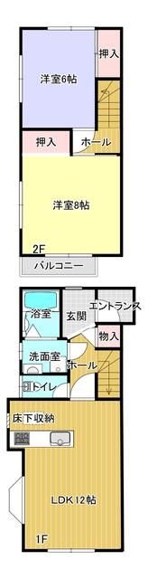 テラスハウス湧川 間取り図