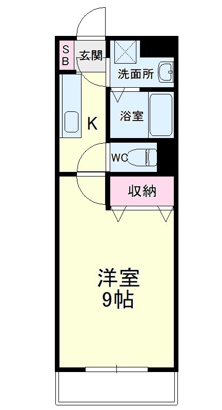 ラウンジＫ 間取り図