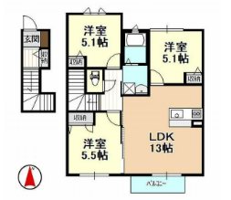 ティアラ 間取り図