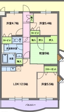 プリマべーラ 間取り図