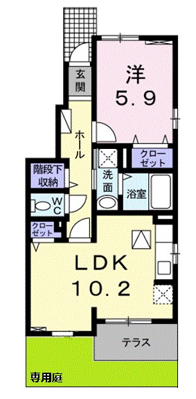 Ｋ&amp;rsquo;ｓ　Ｃｅｎｔｒａｌ　Ⅱ 間取り図