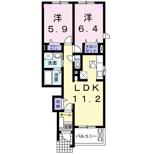 オルネライア 間取り図