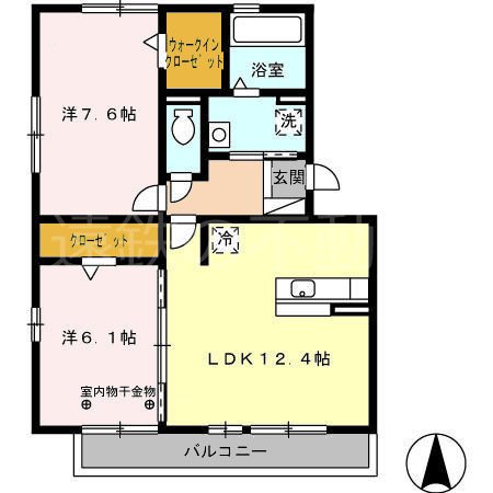 パークハイツ 間取り図