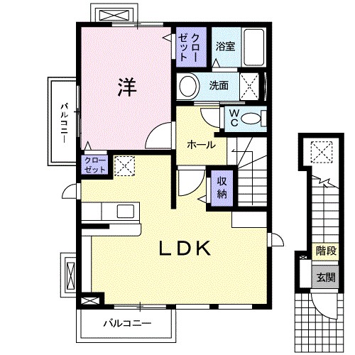 デュエット 間取り図