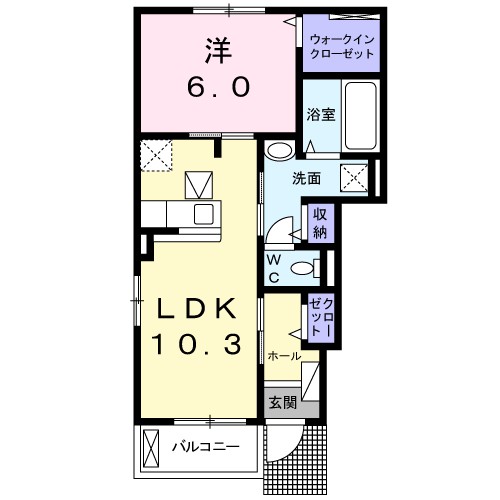 ウエルストン 間取り図