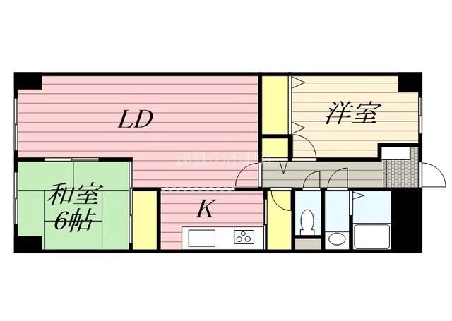 リアライズ城北 間取り図