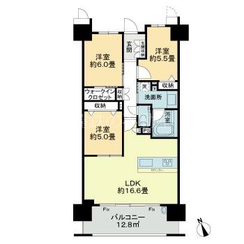 サーパス浜松城公園 間取り図