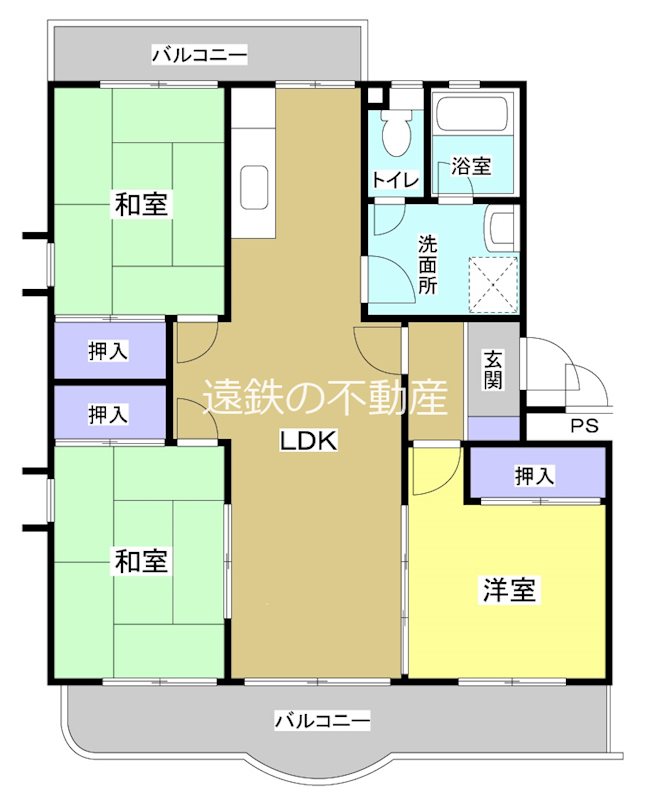 ミューゼⅢ曳馬 間取り図