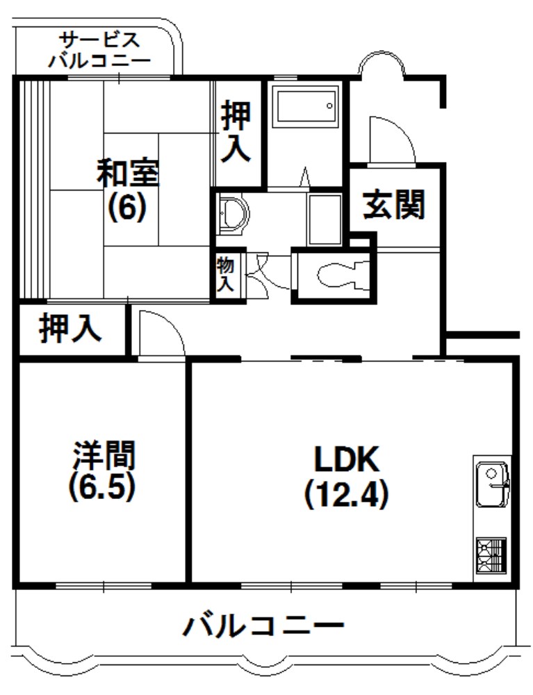 カーサフォルテ 間取り図
