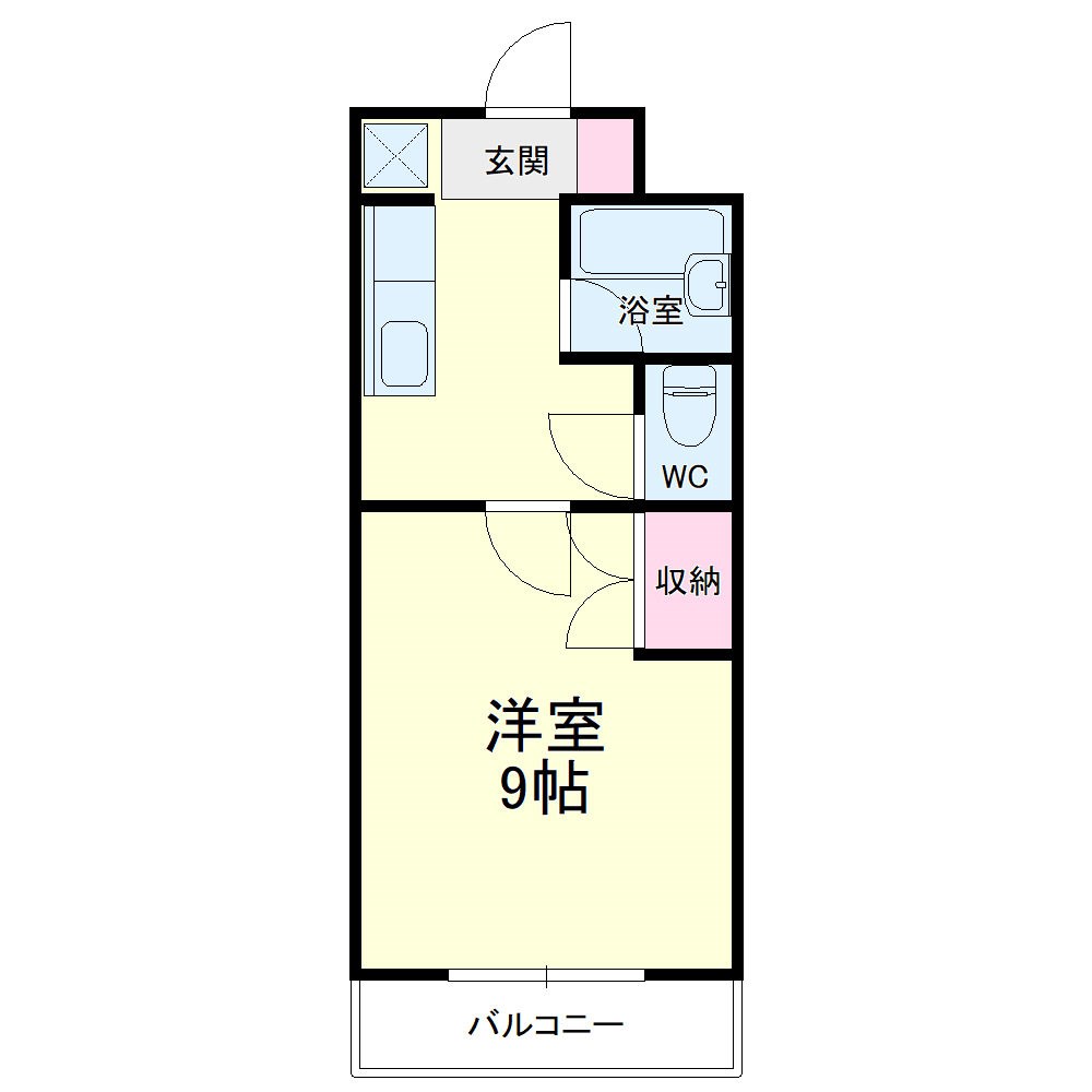 ラピスリーオ 202号室 間取り