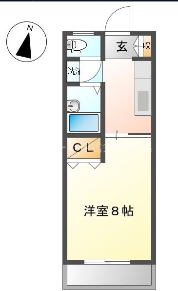 桜鈴館 202号室 間取り