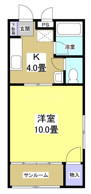 ヒルズ北山 0102号室 間取り