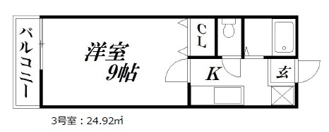 エクセランⅠ 間取り図