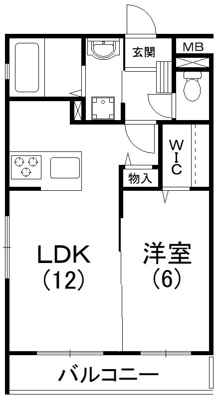 ラヴィベール中島 405号室 間取り