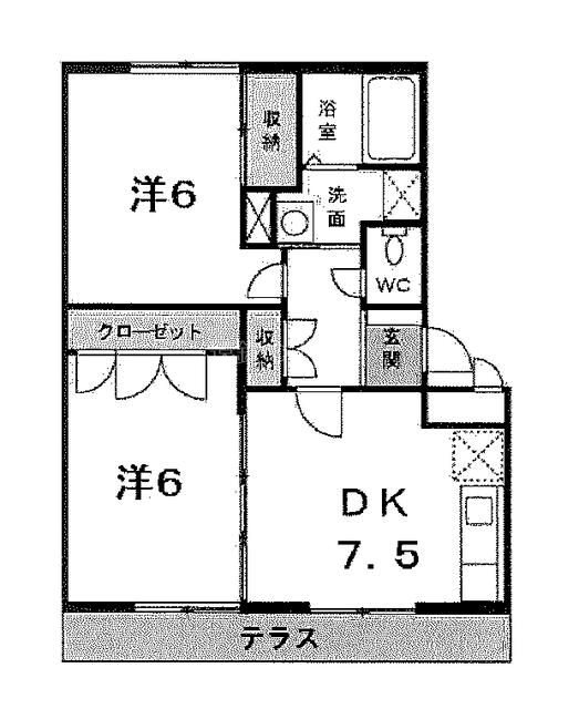 ニューエルディムＧＭ　Ⅱ 間取り図
