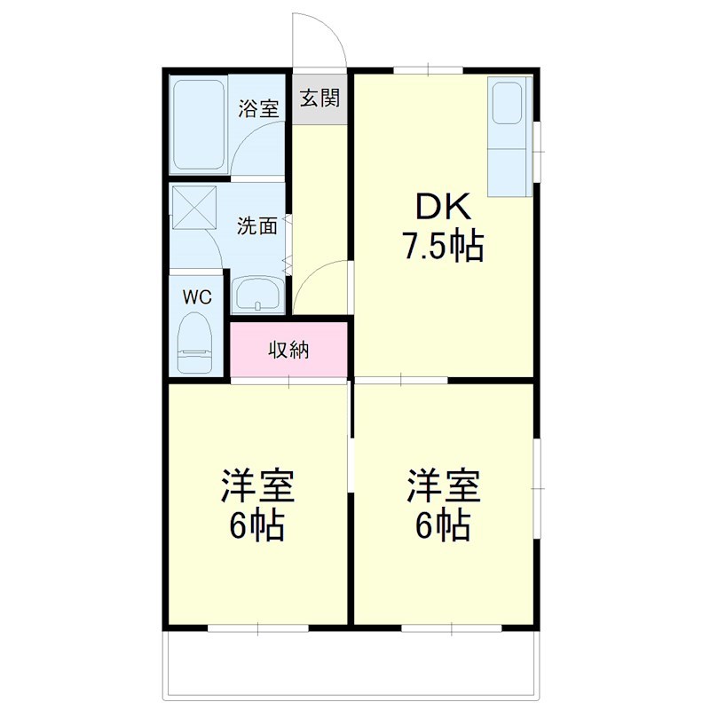 メゾンエクセル（菊川市） 302号室 間取り