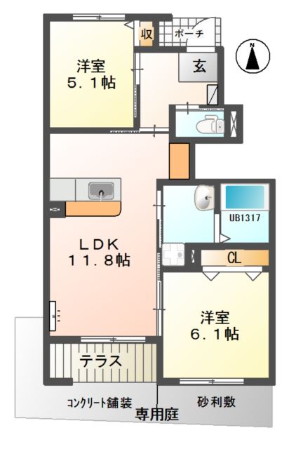 マ・グランⅡ 間取り