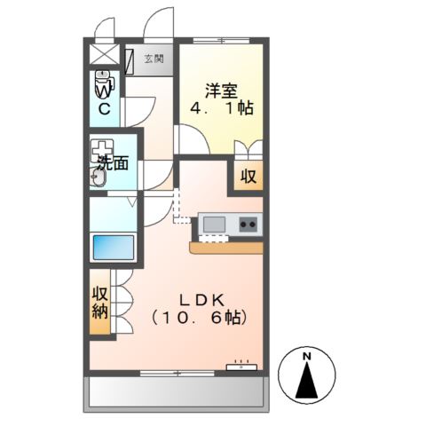 オリエンタルハイツ 間取り