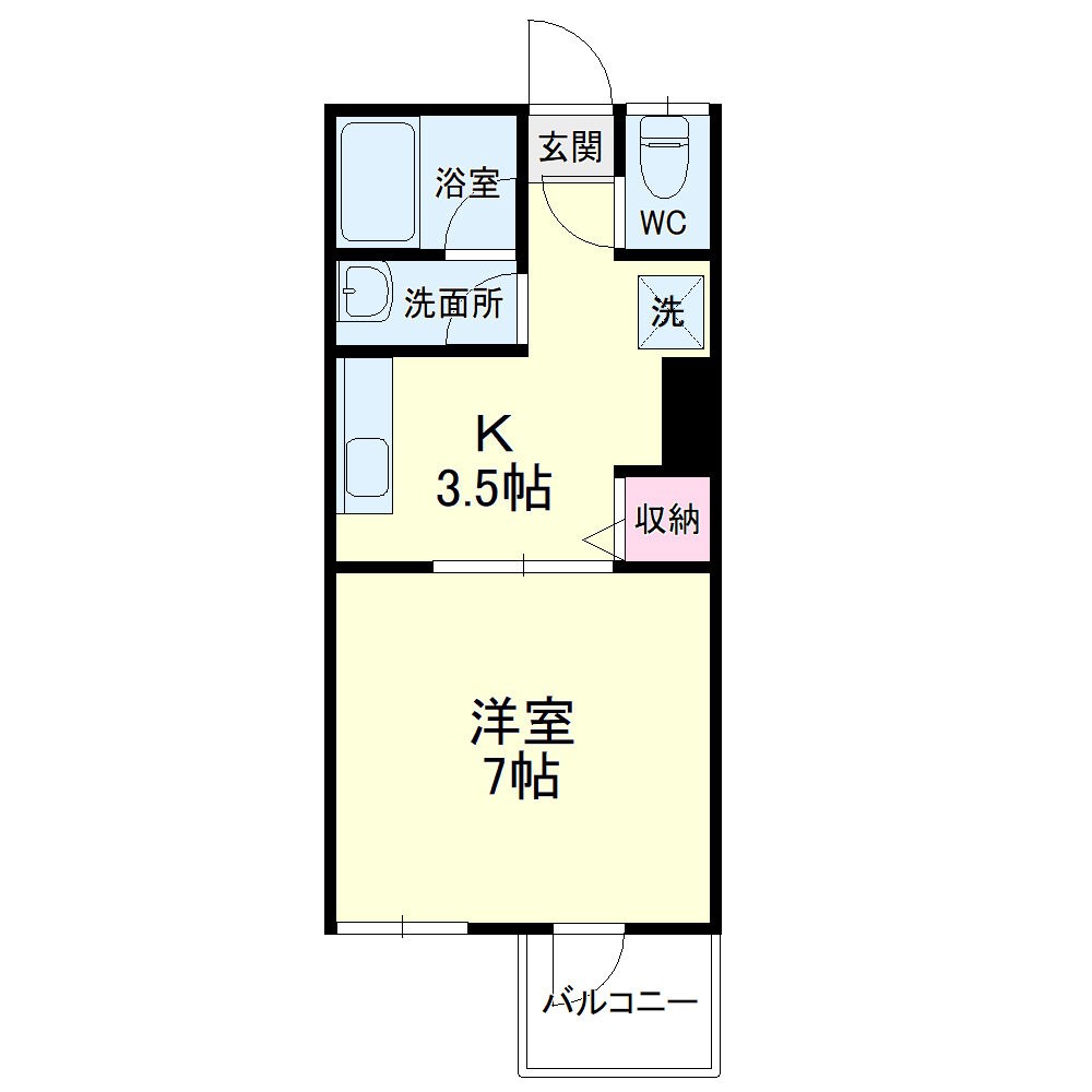 半田ビレッジ１０号棟 間取り図