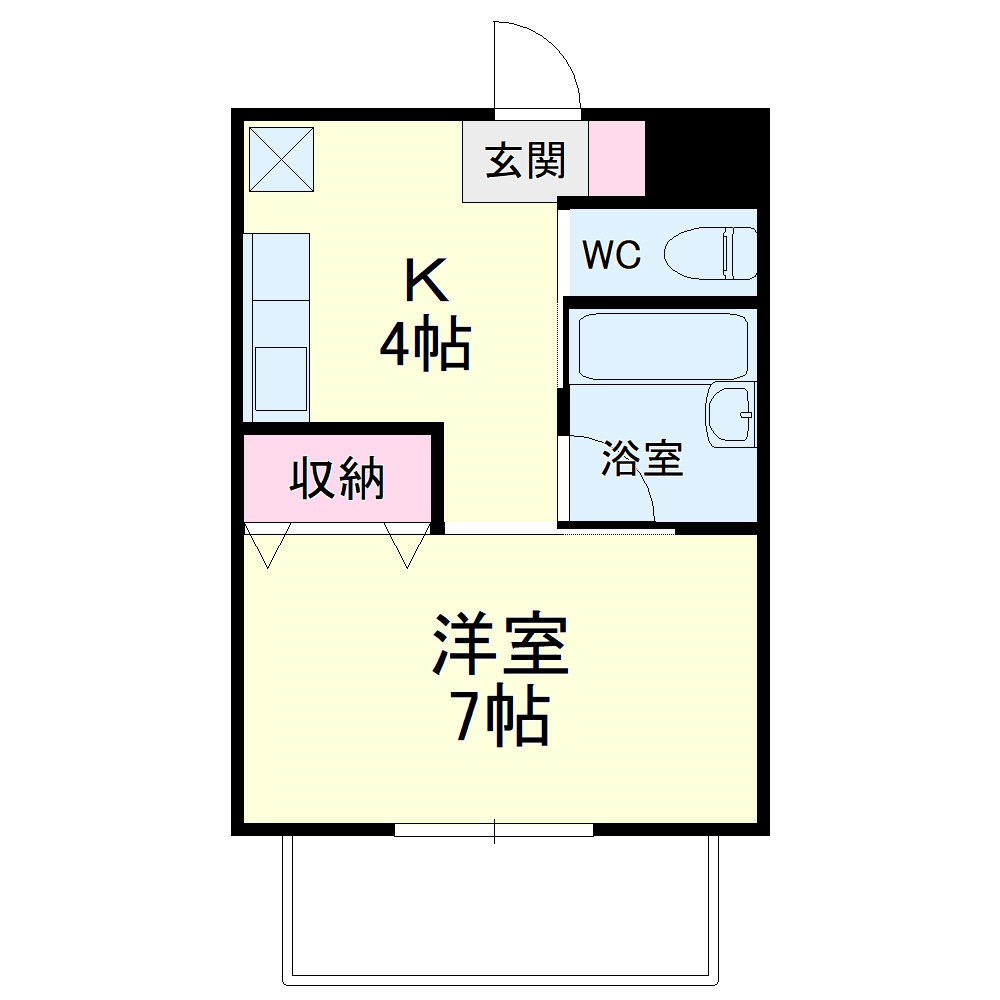 ハイツTao(ハイツタオ) 2C号室 間取り