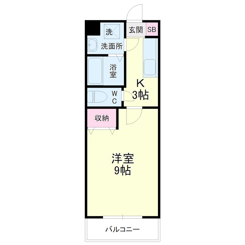 Precious（プレシャス） 403号室 間取り