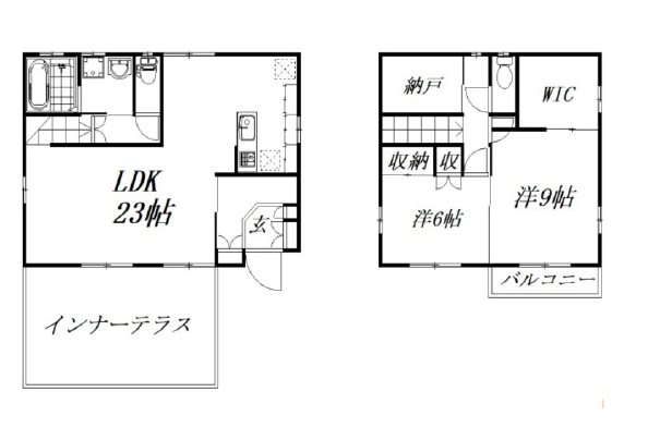 三方原町戸建て 間取り