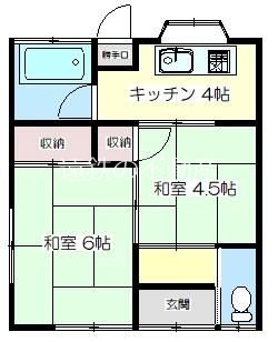 中泉川島貸家 間取り