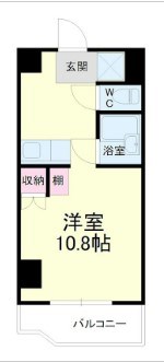 野中第５マンション 305号室 間取り