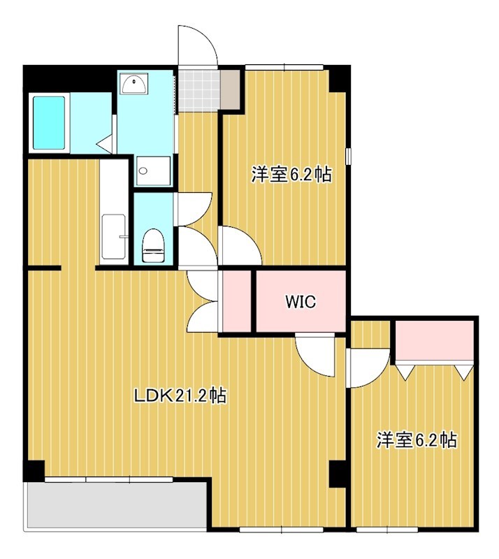 アルコ8 203号室 間取り