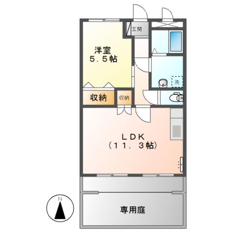 フィオーレ 間取り図