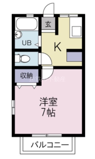 アリヴァーレ 205号室 間取り