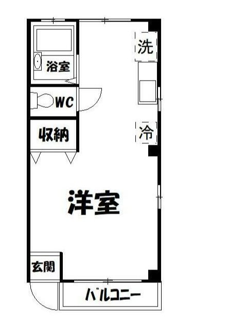 ハイツ川島 間取り図
