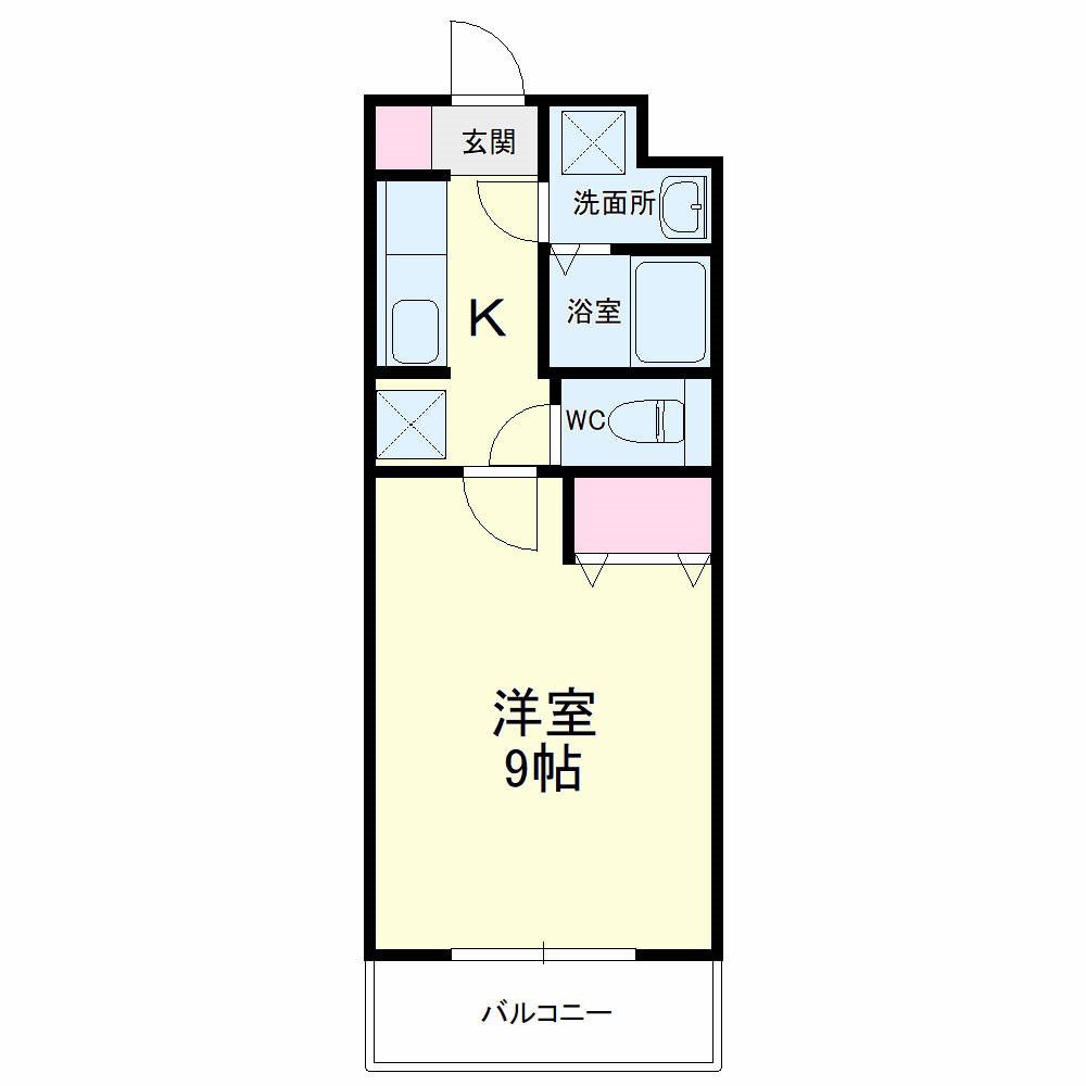 キャッスルバンブーⅡ 403号室 間取り