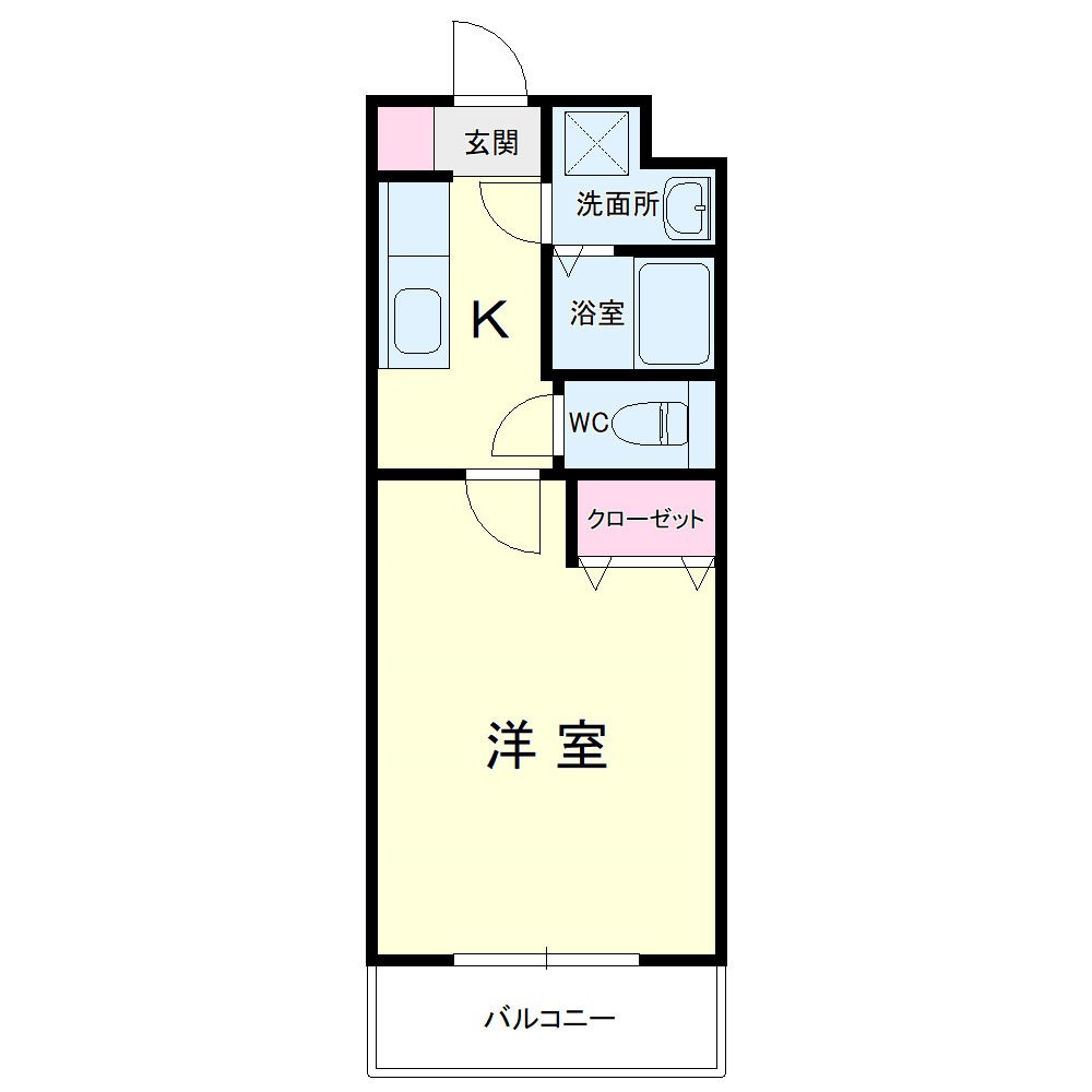 高御所ロイヤルマンション 405号室 間取り