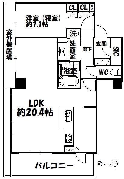 プレミスト浜松中央タワー 間取り図