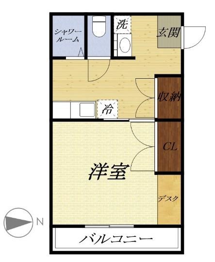 ベルメゾン浜松 305号室 間取り