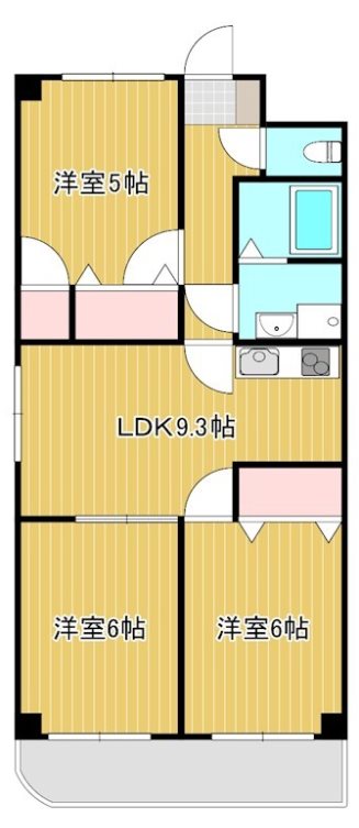 マンション景桜 間取り図