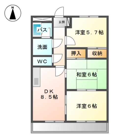 パレスポート 間取り