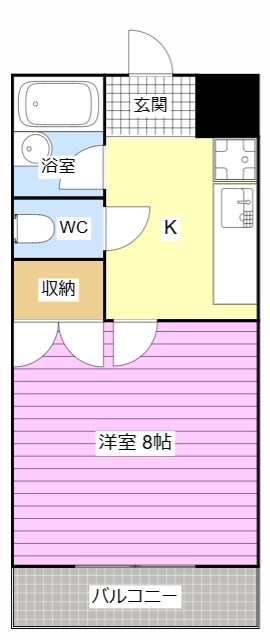 マンションヴィクトリーⅡ 303号室 間取り