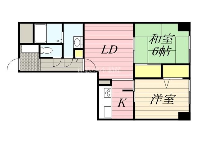 リアライズ城北 410号室 間取り